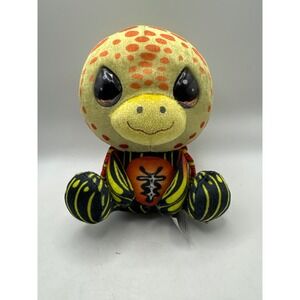 Cutie Pet buddies Turtle Plush Toy Holding Orange Ball Big Eyes